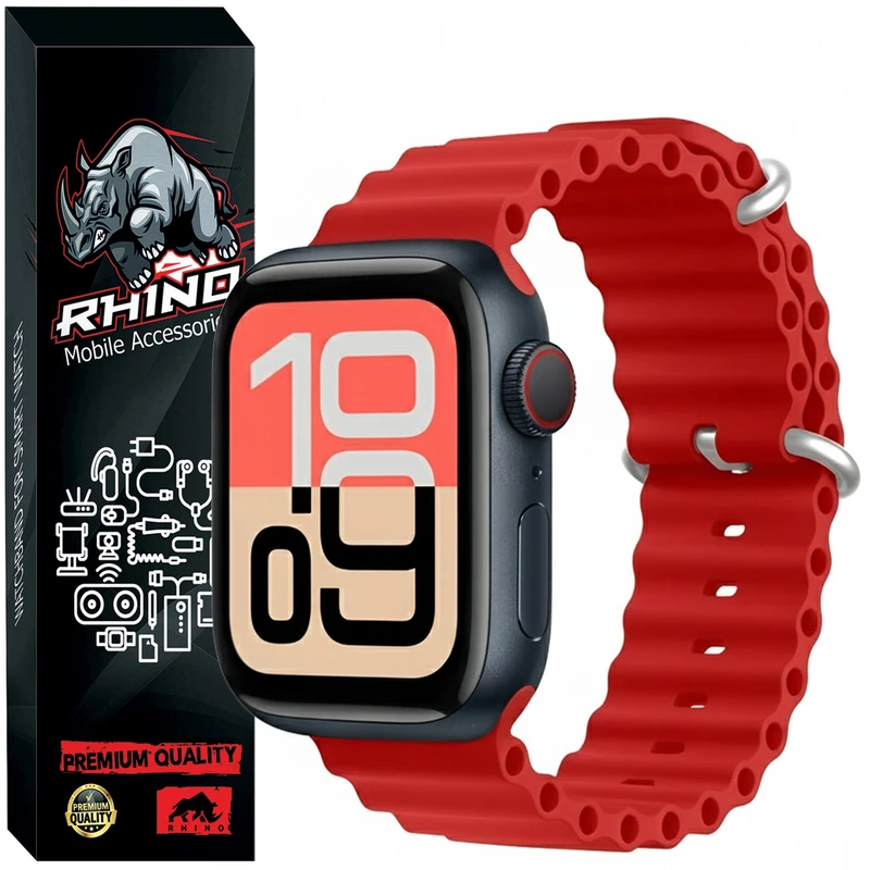 بند راینو مدل Ocean مناسب برای اپل واچ 44 میلی متری سری SE 1 / SE 2 / SE 3