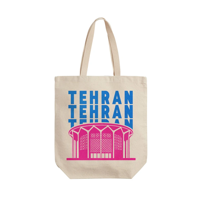 ساک خرید ترمه طراحان ایده مدل نماد تئاتر شهر تهران کد map0126 - L