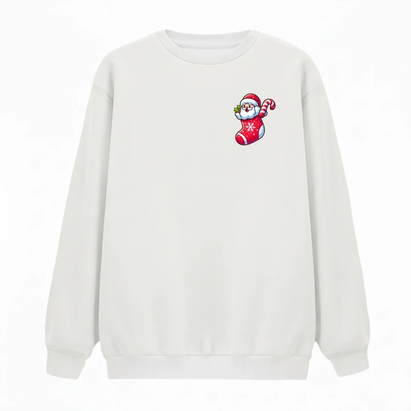 سویشرت زنانه مدل بابانوئل کریسمس کد v8 