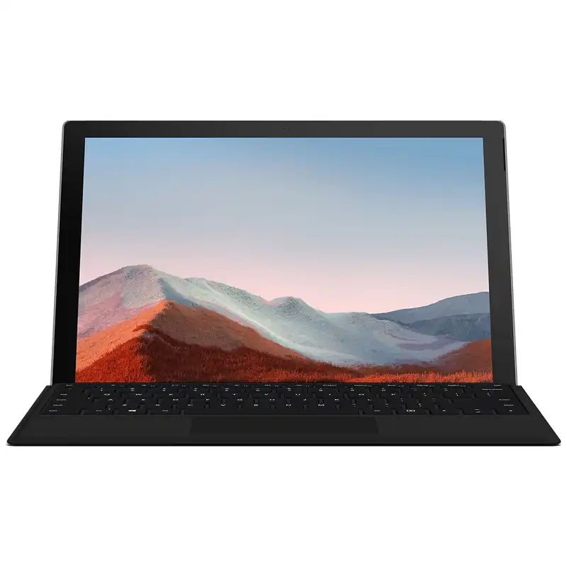 تبلت مایکروسافت مدل Surface Pro 7 Plus-i3 ظرفیت 128 گیگابایت و 8 گیگابایت رم به همراه کیبورد Black Type Cover