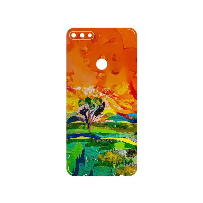 برچسب پوششی ماهوت مدل Collage of Painting مناسب برای گوشی موبایل هوآوی Y7 Prime 2018