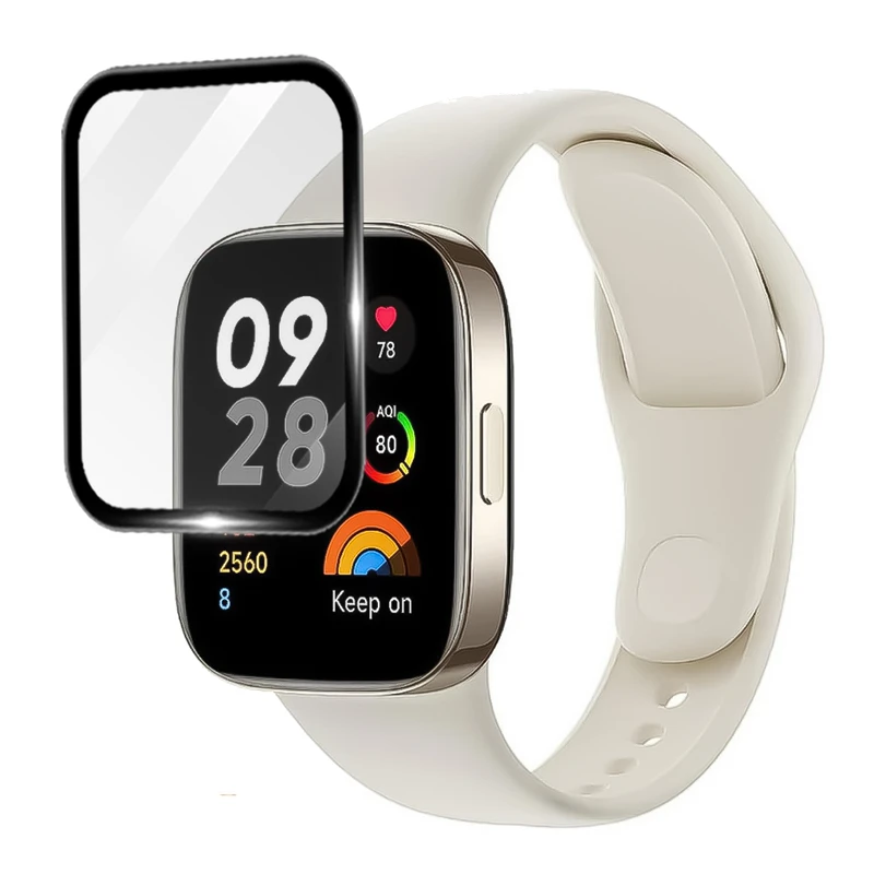 محافظ صفحه نمایش شهر گلس مدل PMBI مناسب برای ساعت هوشمند شیائومی Redmi Watch 3
