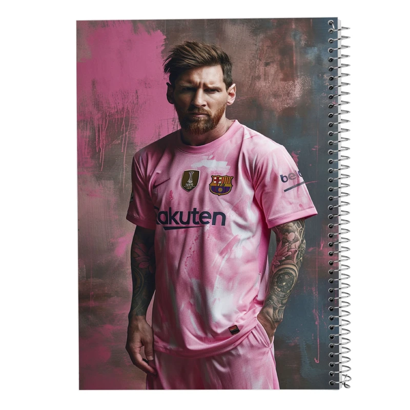 دفتر ژورنال نویسی 50 برگ مدوپد مدل نقطه ای طرح مسی messi کد DF14072