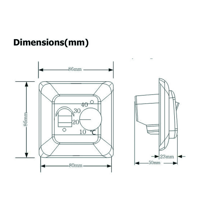 ترموستات کنترلر دما مدل ME 5716