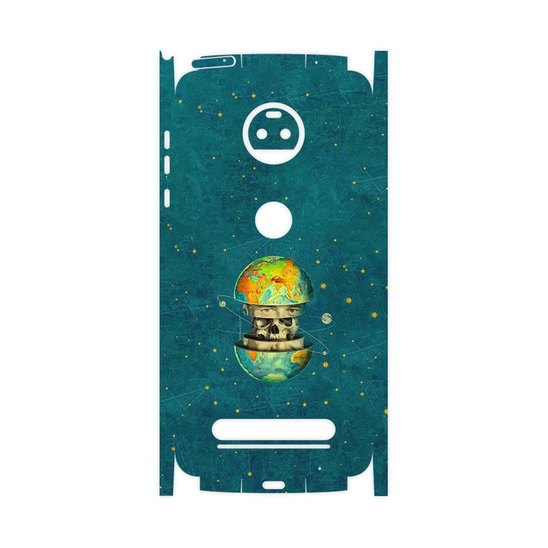 برچسب پوششی ماهوت مدل Collage of Earth Face-FullSkin مناسب برای گوشی موبایل موتورولا Moto Z2 Force