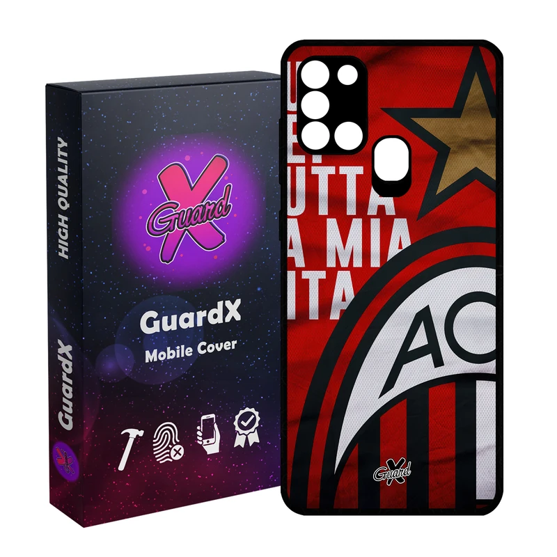 کاور گارد ایکس طرح آث میلان مدل Glass10453 مناسب برای گوشی موبایل سامسونگ Galaxy A21s