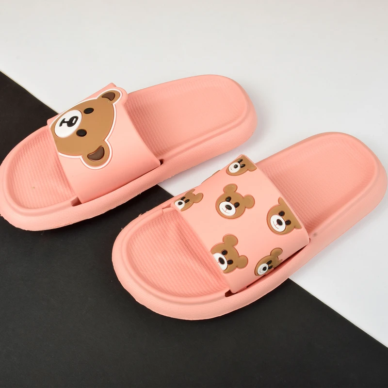 عکس شماره 4 : دمپایی دخترانه زیتون مدل تدی خرسه کد klbs.3708