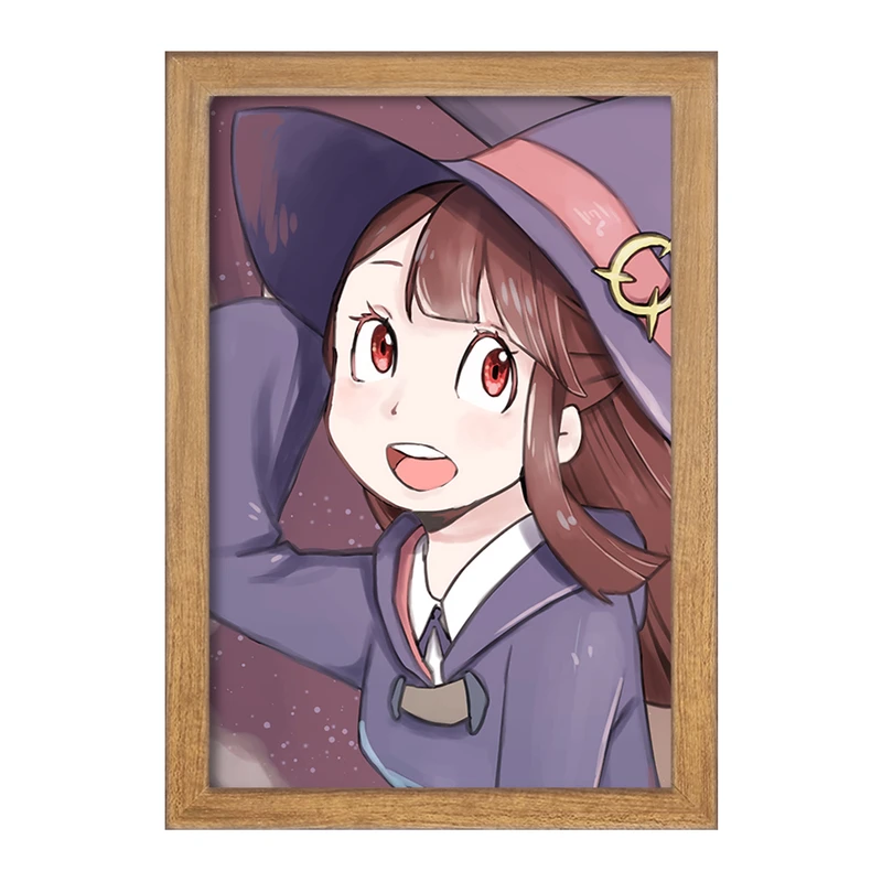 تابلو خندالو مدل اورسولا و اکو انیمه جادوگران کوچک Little Witch Academia  کد 22905