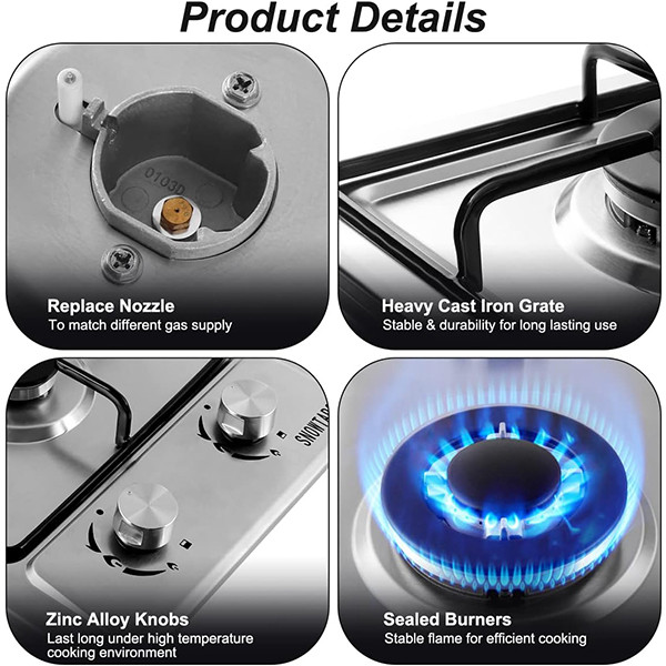 اجاق گاز صفحه‌ای دو شعله اسنوتاروس مدل XX-Ya096-666