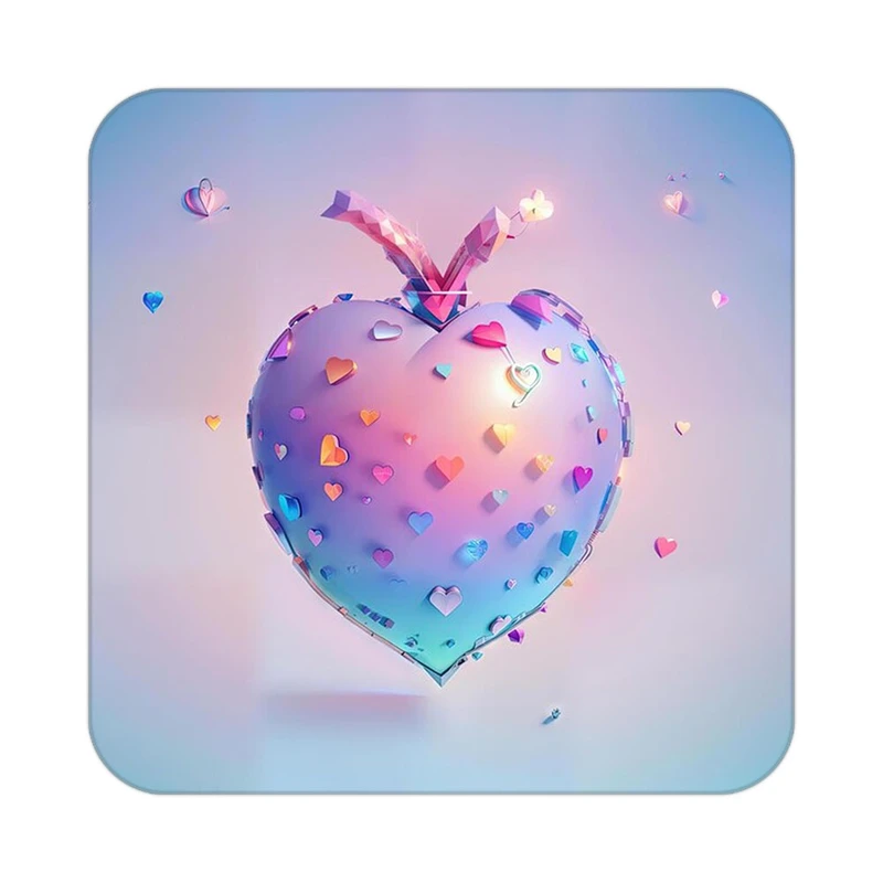 زیر لیوانی کاکتی مدل عاشقانه کد mp11903