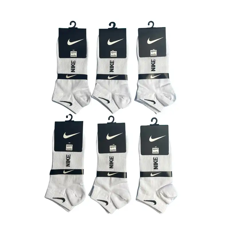 جوراب ورزشی زنانه مدل مچی کش انگلیسی مجموعه 6 عددی