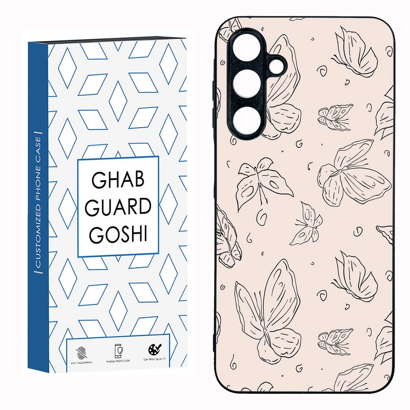 کاور قاب گارد گوشی طرح پروانه کد TPU-238 مناسب برای گوشی موبایل سامسونگ GALAXY A16