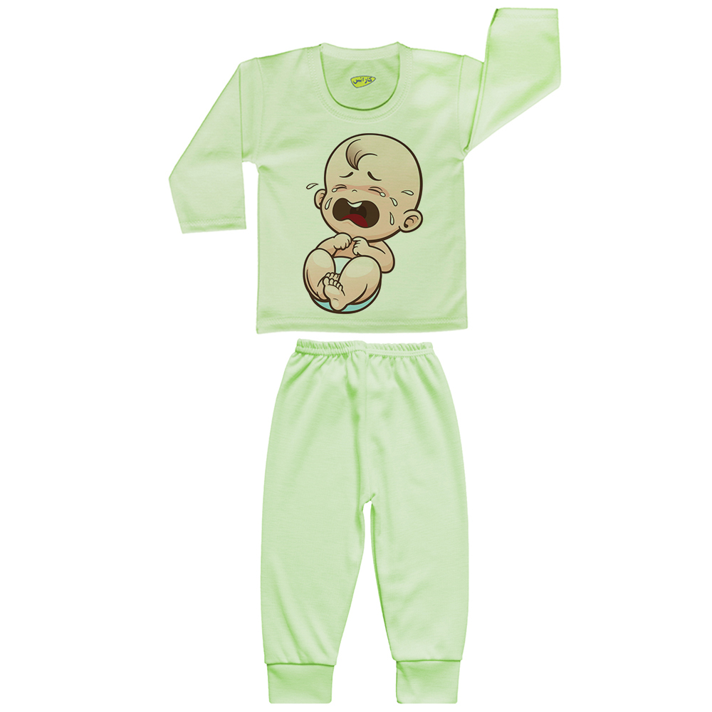 ست تی شرت و شلوار نوزادی کارانس مدل SBSG-3015