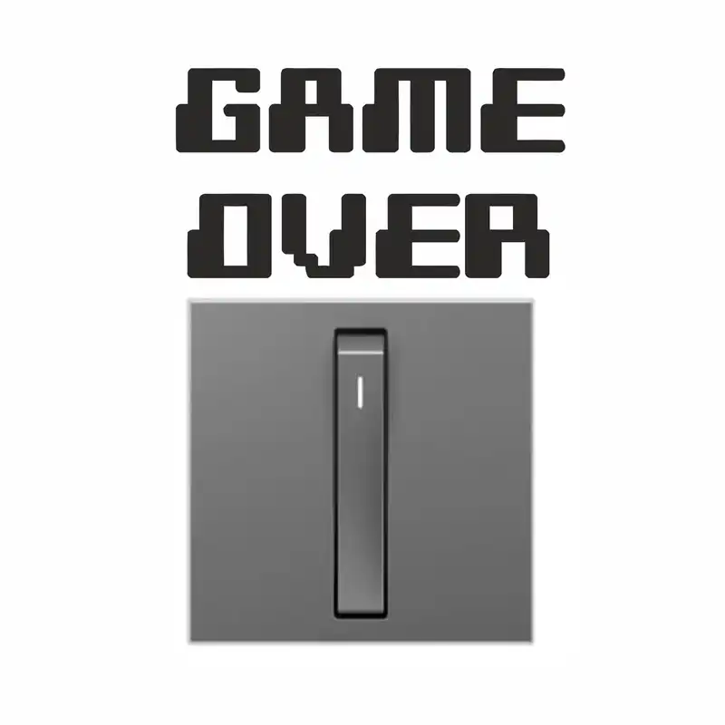 استیکر کلید و پریز مدل game over