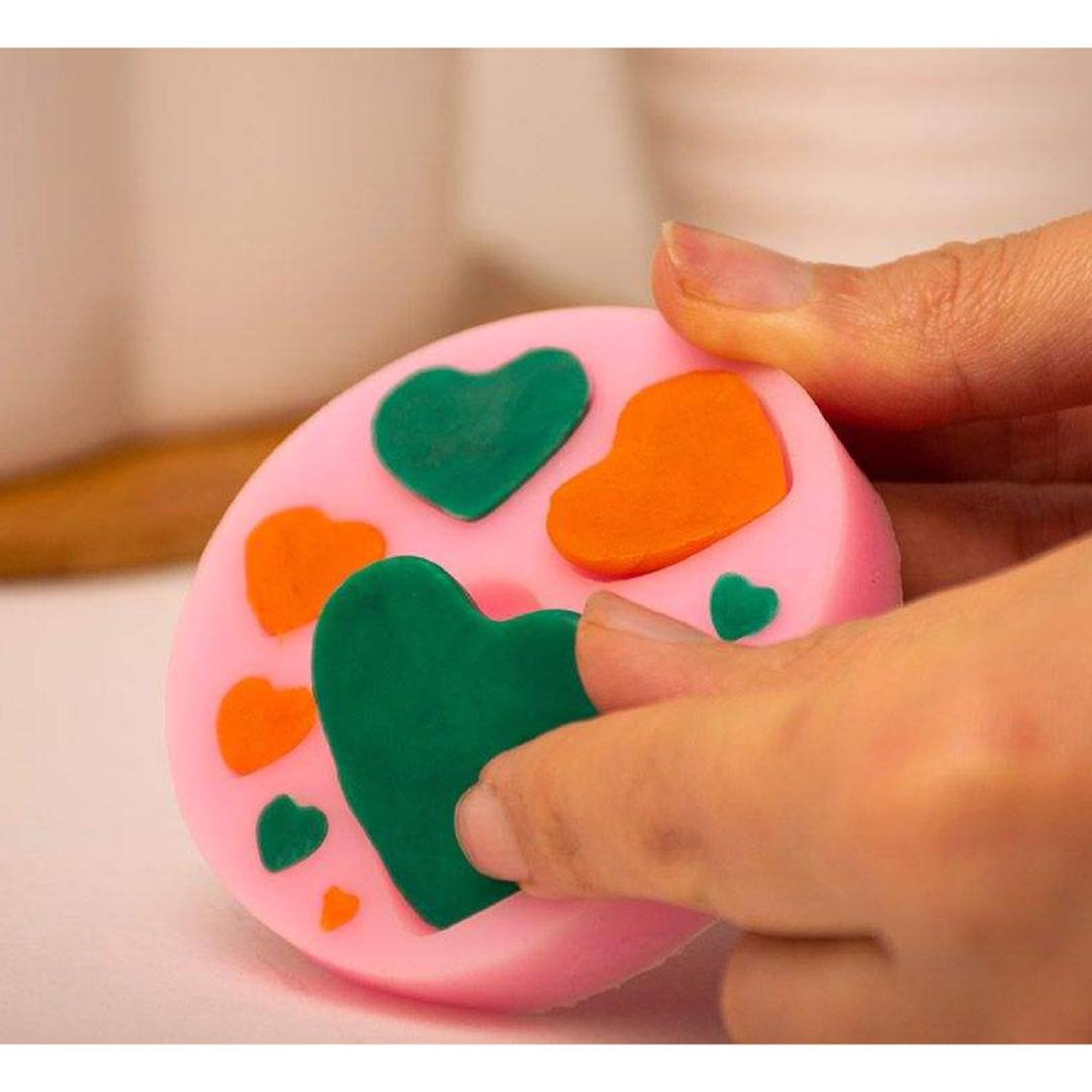 قالب شکلات مدل مالد فوندانت طرح مولد قلب کد B1