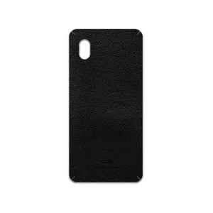 MAHOOT Black-Leather Cover Sticker for Samsung Galaxy A01 Core