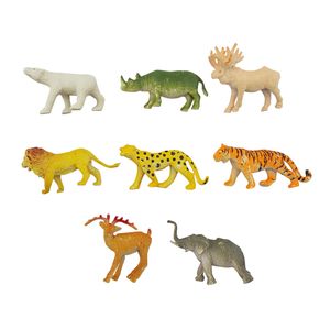 فیگور مدل حیوانات وحشی کد 02 بسته 8 عددی