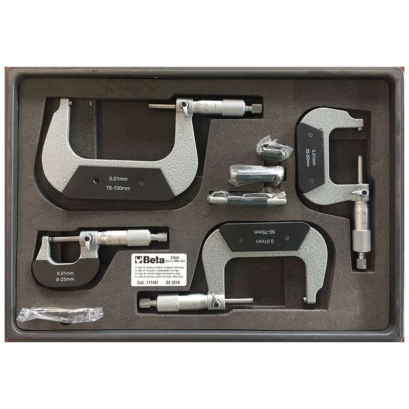مجموعه 4 عددی میکرومتر بتا کد 016580001