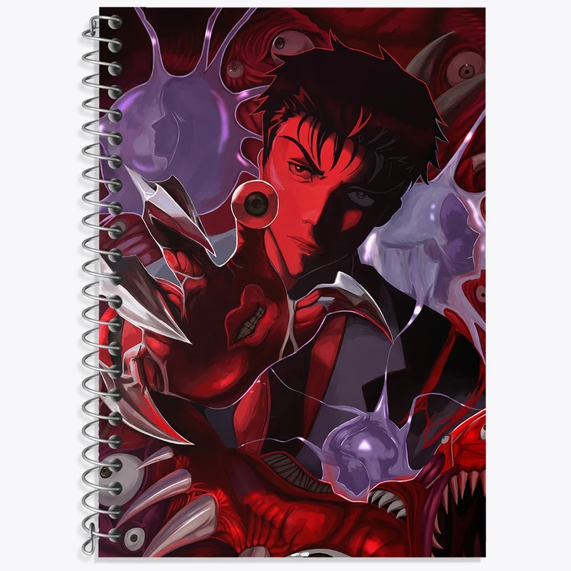 دفتر زبان 50 برگ خندالو مدل سه خط طرح ایزومی انیمه انگل کد 33723