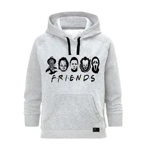 هودی زنانه مدل Friends کد M172 رنگ طوسی