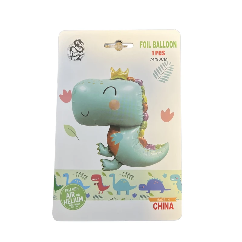 بادکنک فویلی اف زد مدل دایناسور مهربان کد dinosaur01