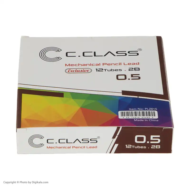 نوک مداد نوکی 0.5 میلی متری سی.کلاس مدل PL2815 بسته 12 عددی