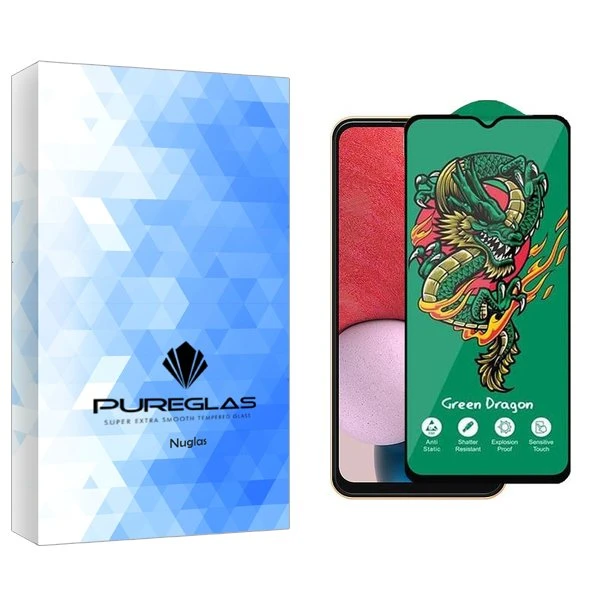محافظ صفحه نمایش پیور گلس مدل NueGlas Green_Dragon مناسب برای گوشی موبایل سامسونگ Galaxy A13