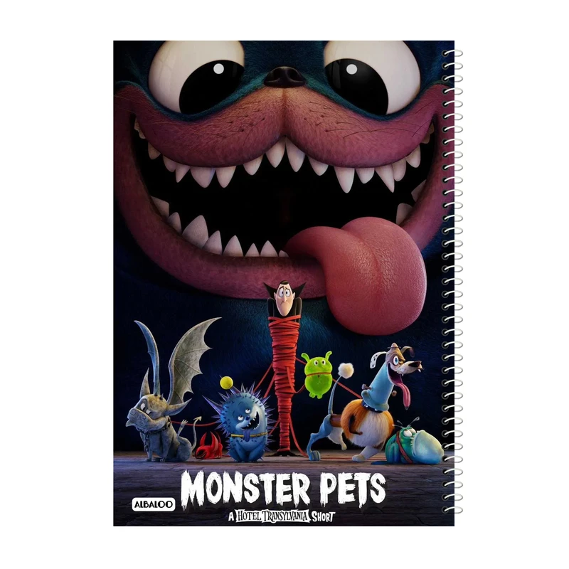 دفتر مشق 50 برگ آلبالو طرح انیمیشن هتل ترانسیلوانیا کد 2134