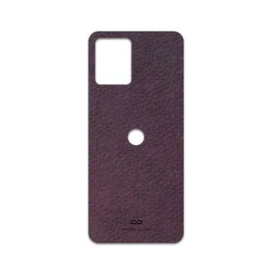 MAHOOT Purple-Leather Cover Sticker for Motorola Moto G14