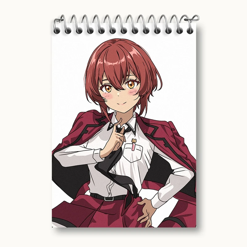 دفتر یادداشت 50 برگ خندالو مدل ایتسوکا انیمه 86 کد 33785