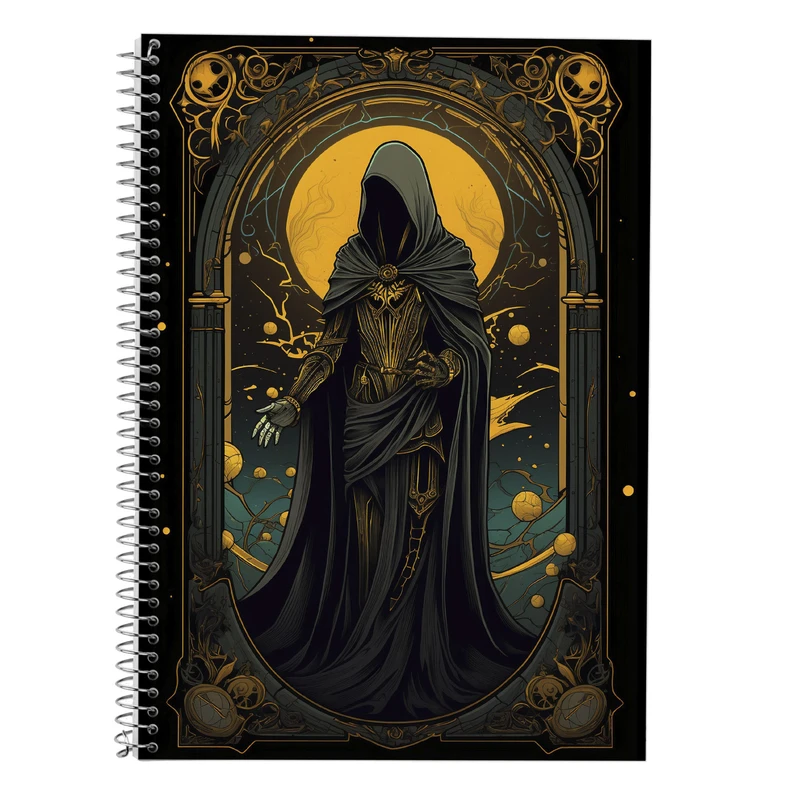 دفتر زبان 50 برگ مدوپد مدل سه خط طرح  ارباب حلقه ها The Lord of the Rings کد DF3132