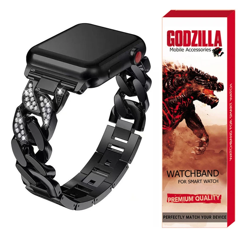 بند گودزیلا مدل G-Cart Negin مناسب برای اپل واچ سری 38 / 40 / 41 میلی متر