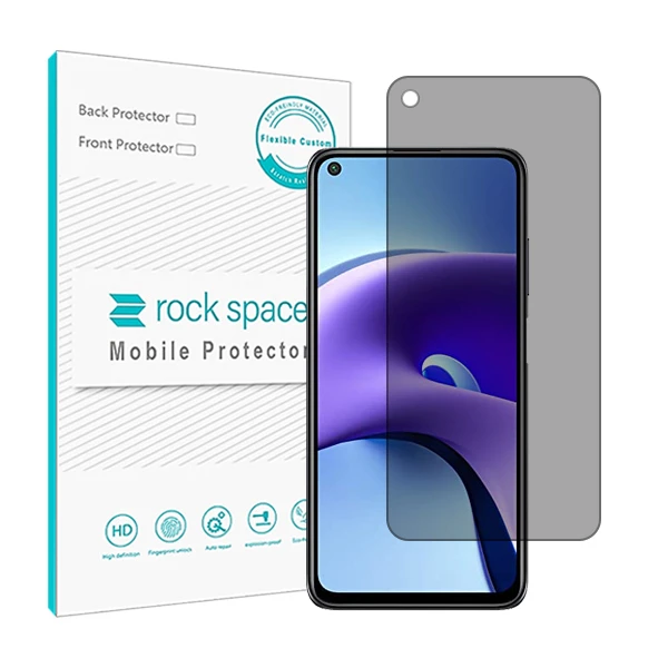 محافظ صفحه نمایش حریم شخصی راک اسپیس مدل HyPRV مناسب برای گوشی موبایل شیائومی Redmi Note 9T
