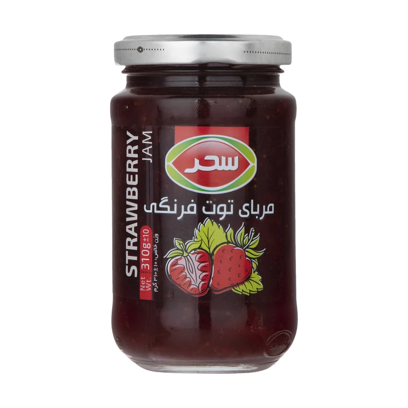 مربای توت فرنگی سحر - 310 گرم