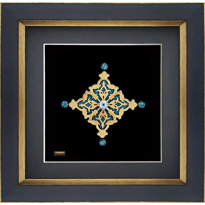 تابلو طلاکوب زرین هنر ایران مدل چشم نظر کد 01