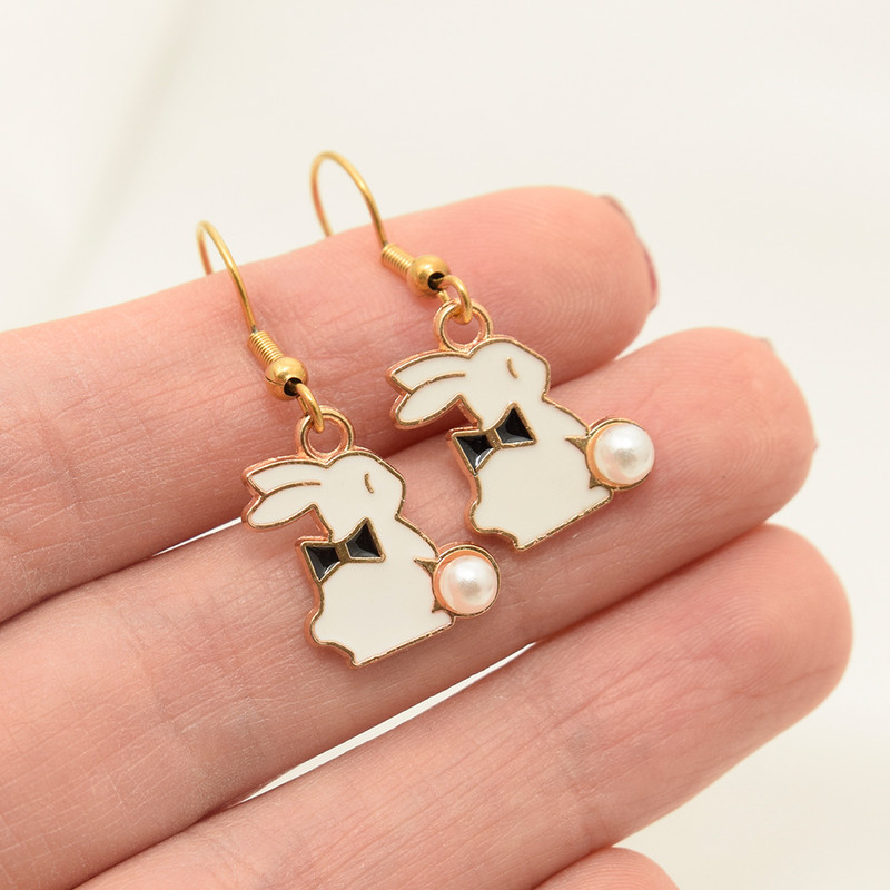 گوشواره دخترانه دلنار گالری مدل خرگوش گوشواره دخترانه دلنار گالری مدل خرگوش