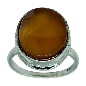 انگشتر نقره زنانه سلین کالا مدل عقیق یمن ce-As261