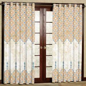 پرده مدل هازان پانچی کد 4226 سایز 140x200 سانتی متر