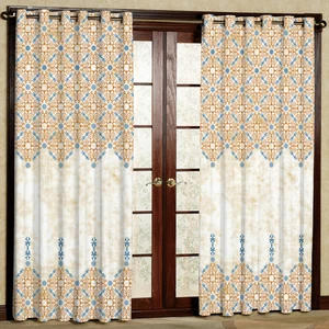 پرده مدل هازان پانچی کد 4226 سایز 140x200 سانتی متر