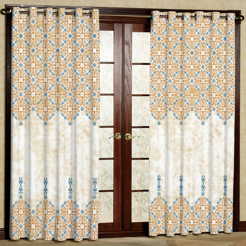 پرده مدل مخمل پانچی کد 4226k5 سایز 200x140 سانتی متر