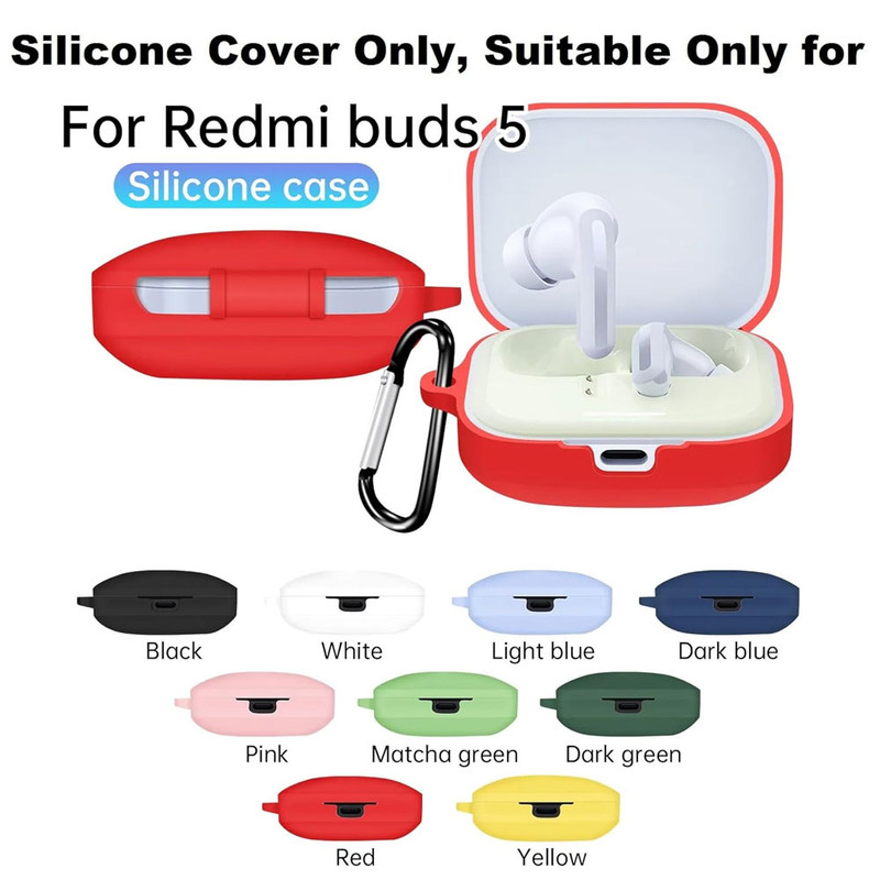 کاور واچ من مدل silicon type مناسب برای کیس هدفون بی سیم شیائومی Redmi Buds 5