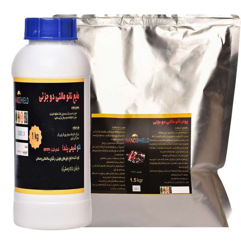 عایق رطوبتی دوجزئی نانوشیلد مدل نانومالتی کد NSNM22.5 وزن 2.5کیلوگرم به همراه پودر نانومالتی