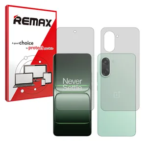 Remax Transparent Screen Protector Full Screen Model Suitable for OnePlus Ace 5 Racing Mobile Phone along with the back protector