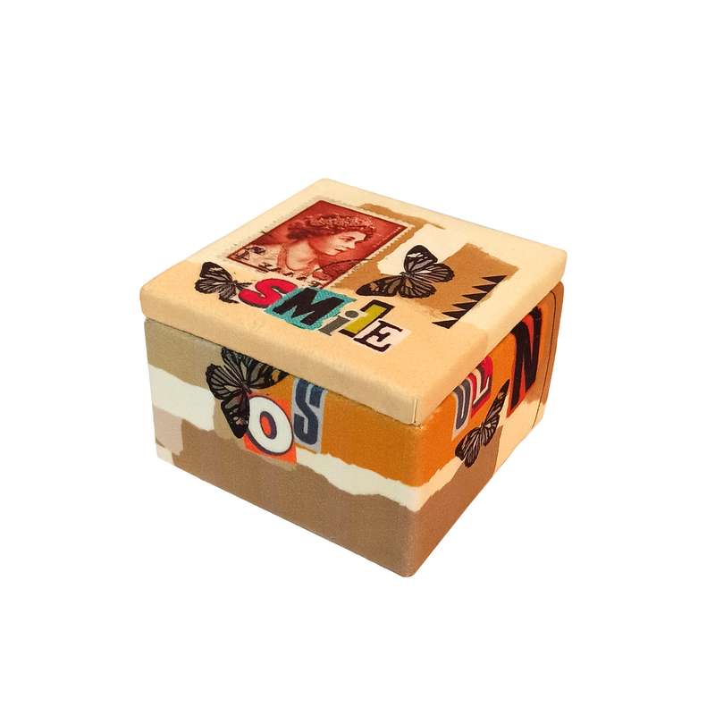 جعبه هدیه طرح پروانه 