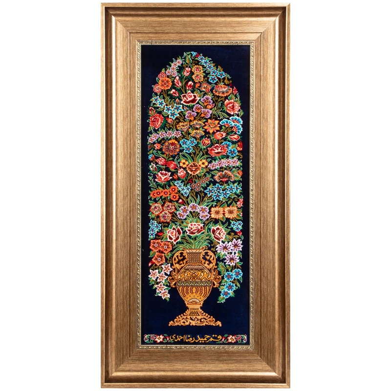 تابلو فرش دستباف سی پرشیا طرح گلدانی کد 904154