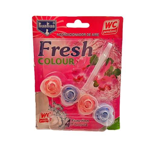 قرص جرمگیر توالت فرنگی کواکوا مدل Flowers کد W-407 بسته 4 عددی