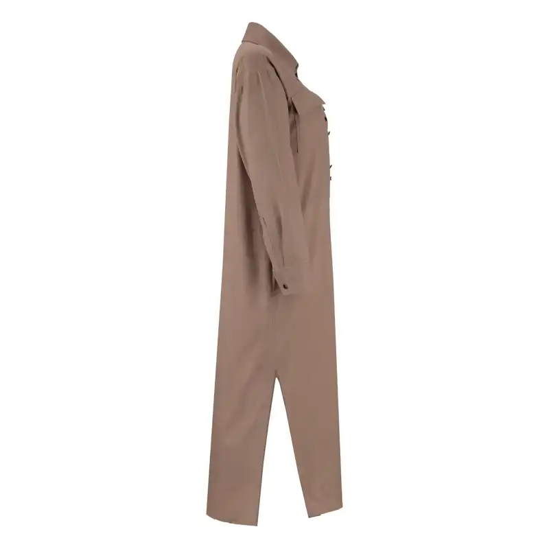 مانتو زنانه سرژه مدل 216617 رنگ قهوه ای