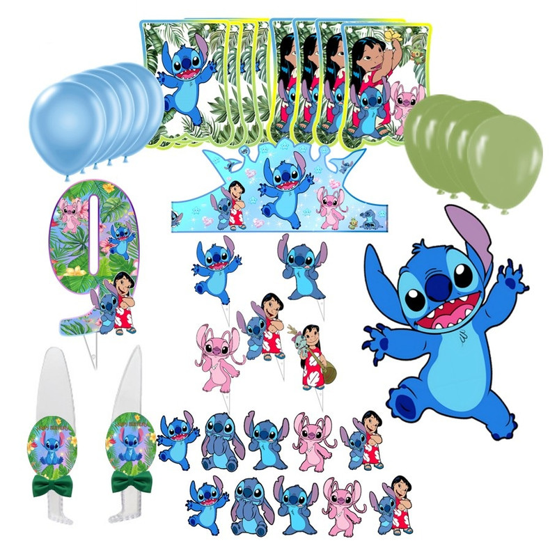 مجموعه 38 عددی دکور تم تولد مدل استیچ کد 09