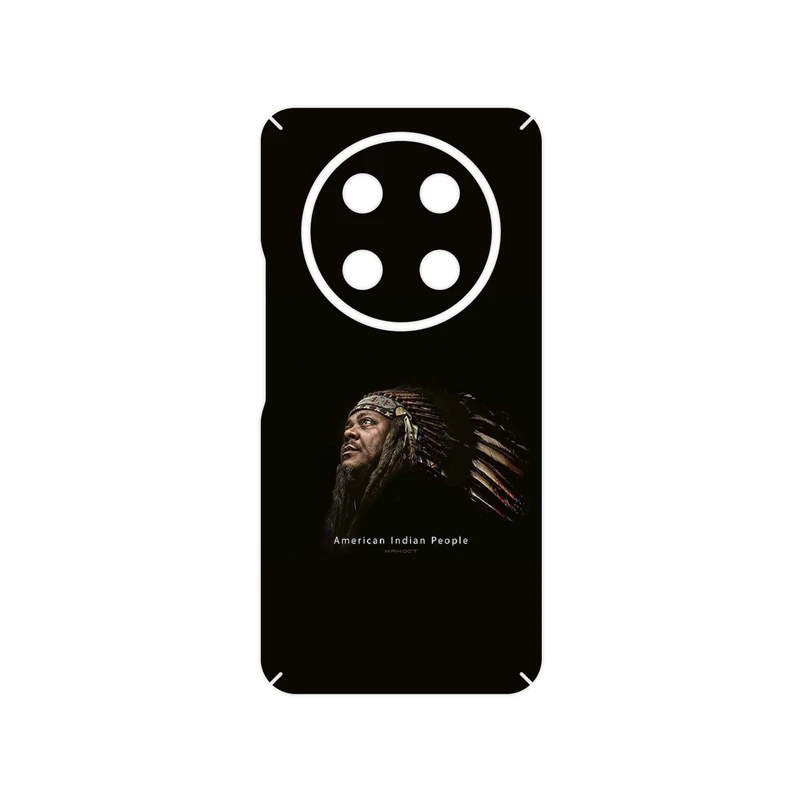 برچسب پوششی ماهوت مدل Portrait of an Indian Man مناسب برای گوشی موبایل آنر X9c