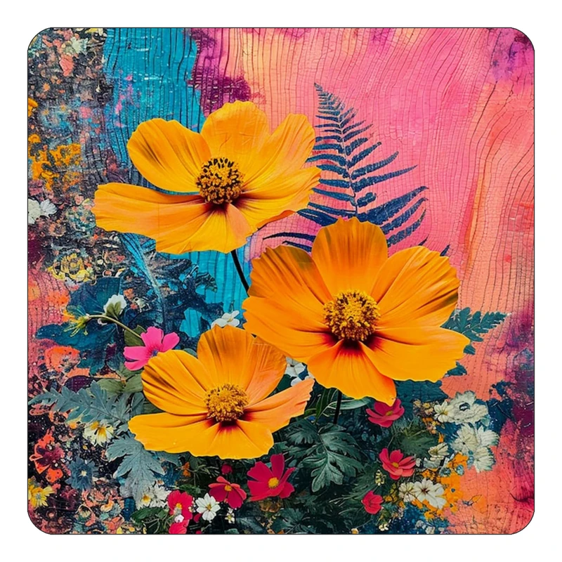 مگنت کاکتی طرح نقاشی رنگ روغن مدل mp70554